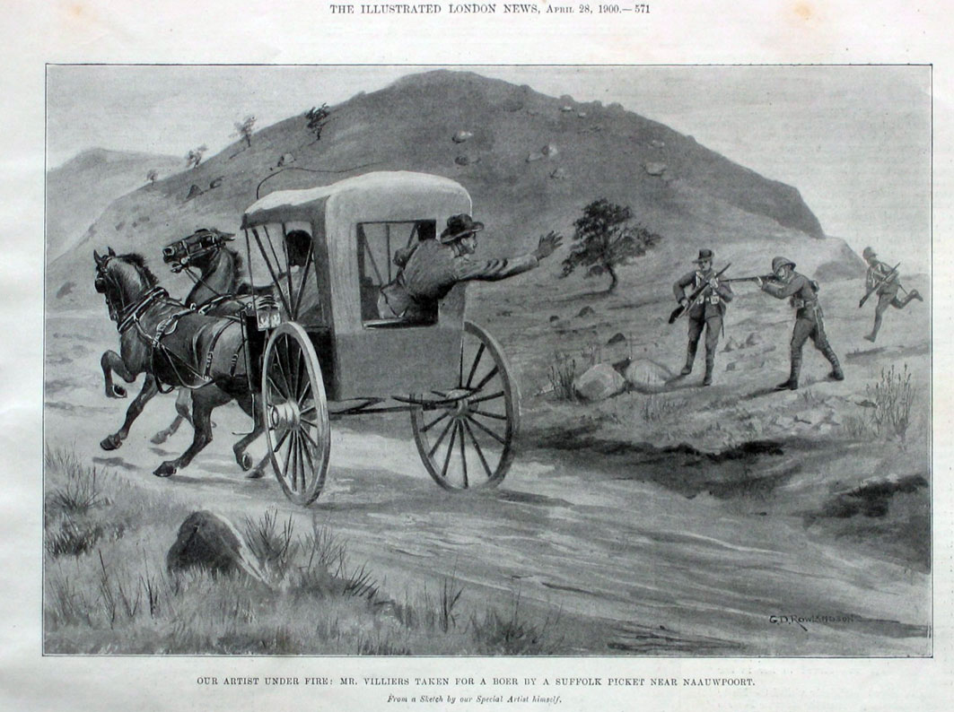 Frederic Villiers - our artist under fire , Illustrated London News 1900 